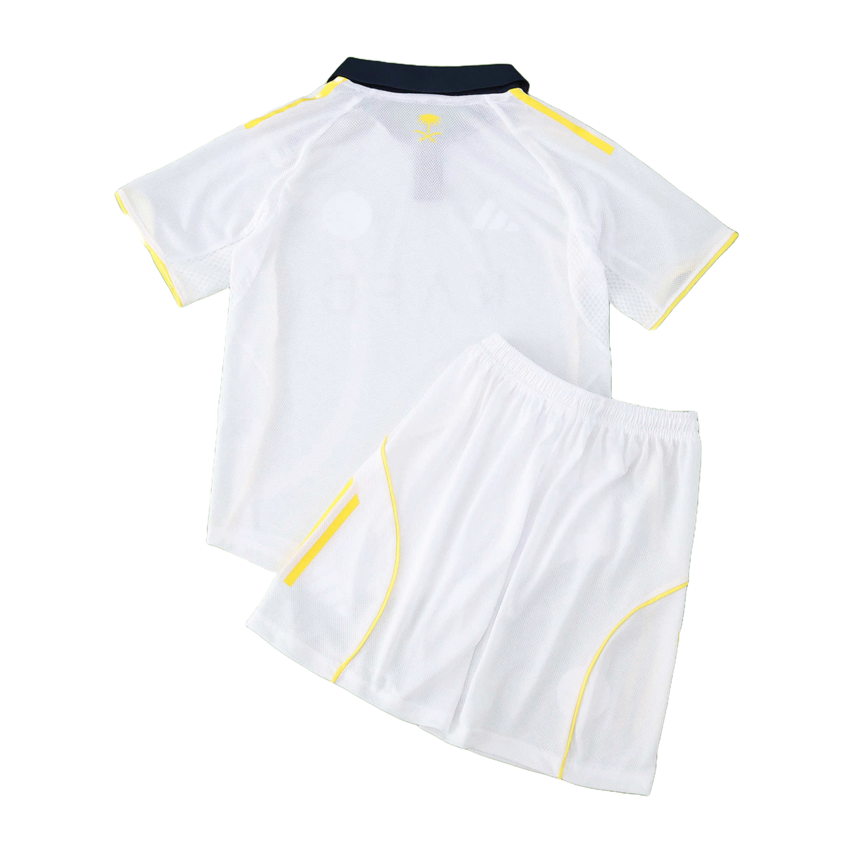 Camisa Al-Nassr Third Away 25/26 - Torcedor Infantil Branca e Amarela