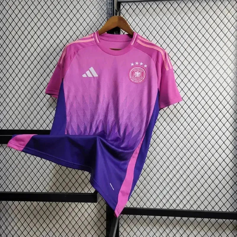 Camisa Alemanha Away 24/25 - Torcedor Masculina Rosa e Roxa - Netmantos