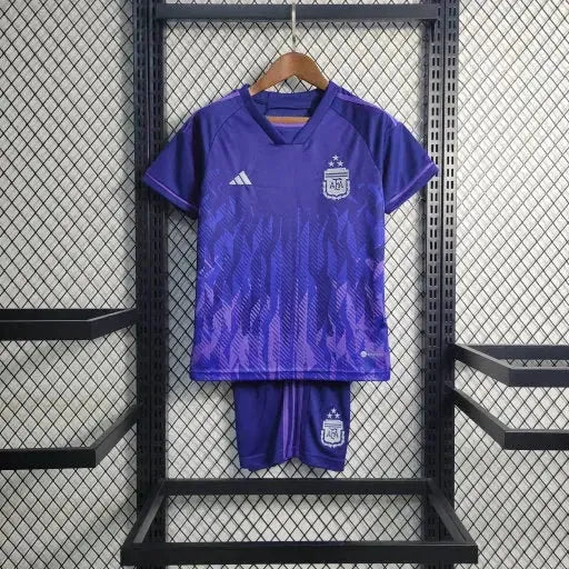 Camisa Argentina Away III 22/23 - Torcedor Infantil Roxa - Netmantos