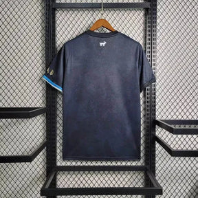 Camisa Argentina GOAT Messi - Torcedor Masculina Preta Comma Football - Netmantos