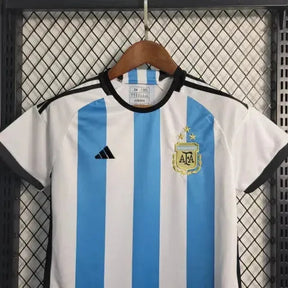 Camisa Argentina Home III 22/23 - Torcedor Infantil Azul e Branca - Netmantos