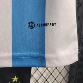 Camisa Argentina Home III 22/23 - Torcedor Infantil Azul e Branca - Netmantos