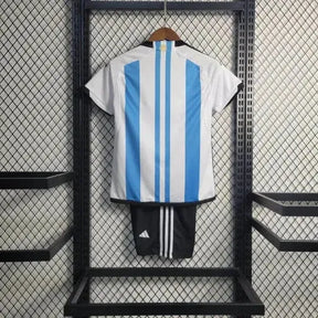 Camisa Argentina Home III 22/23 - Torcedor Infantil Azul e Branca - Netmantos