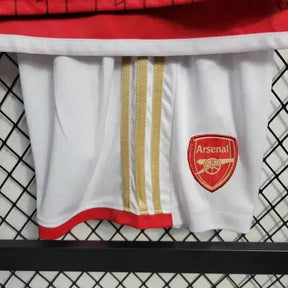 Camisa Arsenal Home 23/24 - Torcedor Infantil Vermelha e Dourada - Netmantos