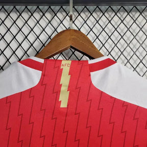 Camisa Arsenal Home 23/24 - Torcedor Masculina Vermelha e Dourada - Netmantos