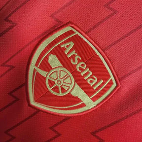 Camisa Arsenal Home 23/24 - Torcedor Masculina Vermelha e Dourada - Netmantos