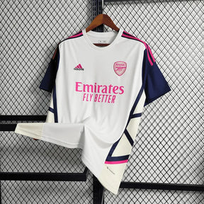 Camisa Arsenal Treino 23/24 - Torcedor Masculina Branca - Netmantos