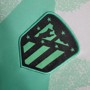 Camisa Atlético de Madrid Treino 23/24 - Torcedor Masculina Branca e Verde - Netmantos