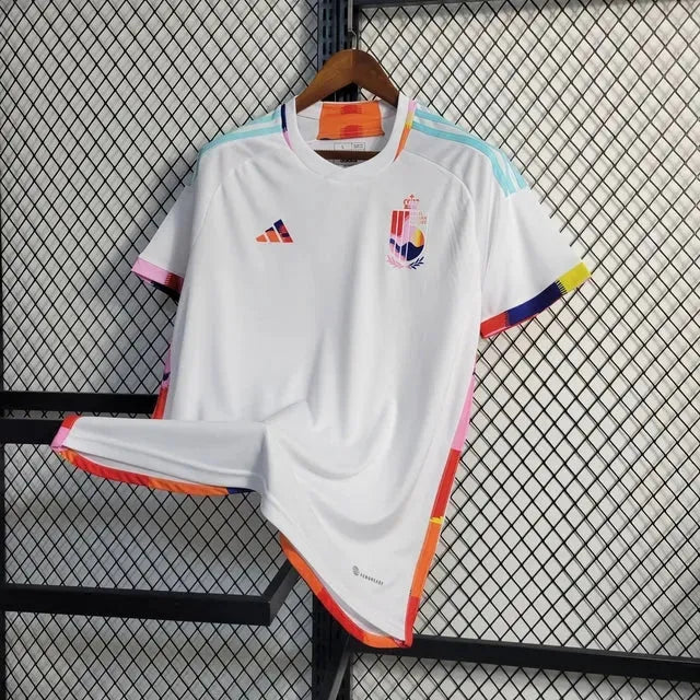 Camisa Bélgica Away 22/23 - Torcedor Masculina Branca - Netmantos