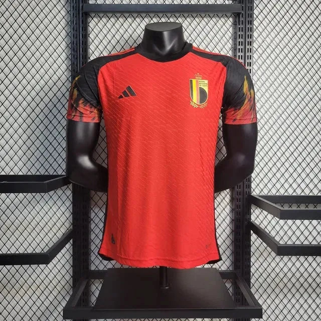 Camisa Bélgica Home 22/23 - Jogador Masculina Vermelha - Netmantos