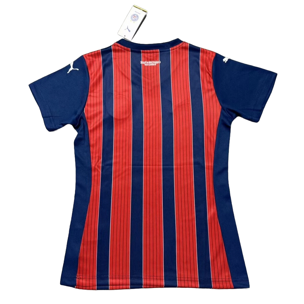Camisa Bahia Away 25/26 - Torcedor Feminina Vermelha e Azul