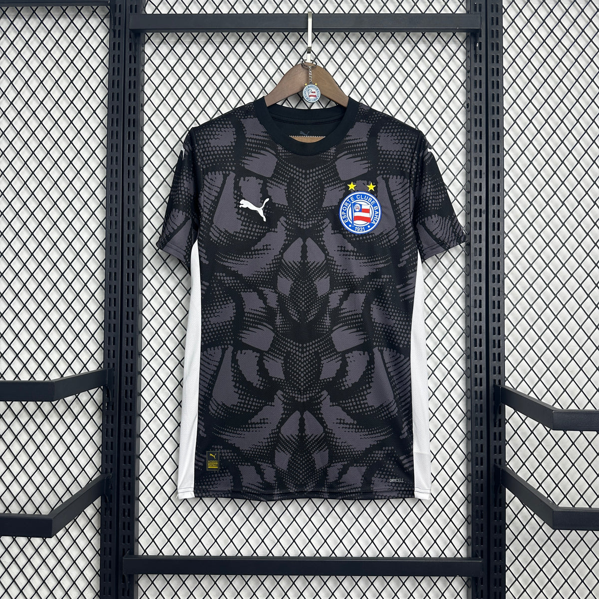 Camisa Bahia Goleiro 25/26 - Torcedor Masculina Preta