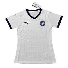 Camisa Bahia Home 25/26 - Torcedor Feminina Branca