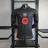 Camisa Barcelona Away 24/25 - Jogador Masculina Preta - Netmantos