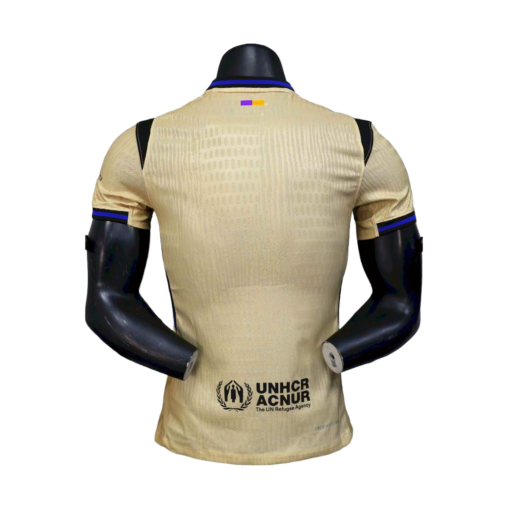 Camisa Barcelona Away Kobe Bryant 25/26 - Jogador Masculina Amarela