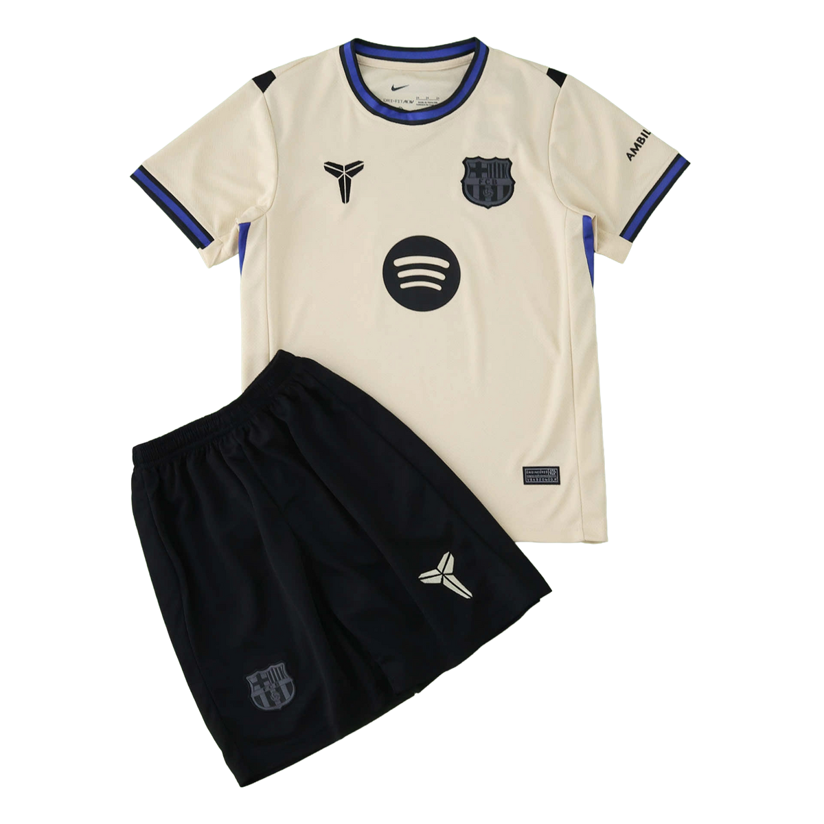 Camisa Barcelona Away Kobe Bryant 25/26 - Torcedor Infantil Amarela