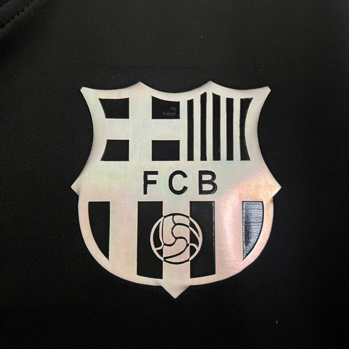 Camisa Barcelona BALMAIN 24/25 - Torcedor Masculina Refletiva Preta - Netmantos