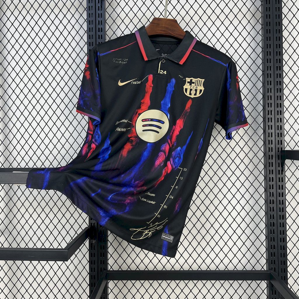 Camisa Barcelona Edição Especial Kobe Bryant 25/26 - Torcedor Masculina Preta
