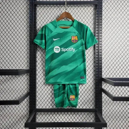 Camisa Barcelona Goleiro 23/24 - Torcedor Infantil Verde - Netmantos