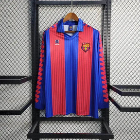 Camisa Barcelona Home Retrô 1992 - Torcedor Masculina Manga Longa - Netmantos
