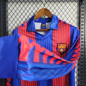 Camisa Barcelona Home Retrô 1992 - Torcedor Masculina Manga Longa - Netmantos