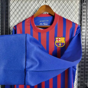 Camisa Barcelona Home Retrô 2011/12 - Torcedor Masculina Manga Longa - Netmantos