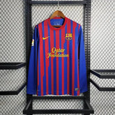 Camisa Barcelona Home Retrô 2011/12 - Torcedor Masculina Manga Longa - Netmantos