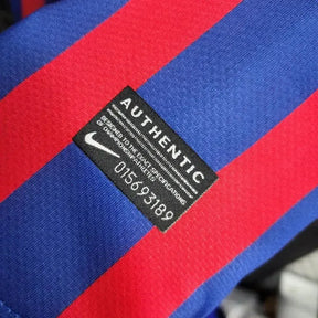 Camisa Barcelona Home Retrô 2011/12 - Torcedor Masculina Manga Longa - Netmantos