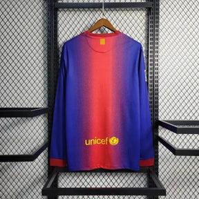 Camisa Barcelona Home Retrô 2012/13 - Torcedor Masculina Manga Longa - Netmantos