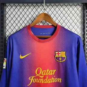 Camisa Barcelona Home Retrô 2012/13 - Torcedor Masculina Manga Longa - Netmantos