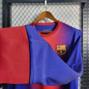 Camisa Barcelona Home Retrô 2012/13 - Torcedor Masculina Manga Longa - Netmantos