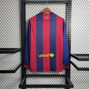 Camisa Barcelona Home Retrô 2014/15 - Torcedor Masculina Manga Longa - Netmantos
