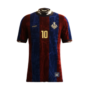 Camisa Barcelona La Pulga Grená - Torcedor Masculina Comma Football - Netmantos