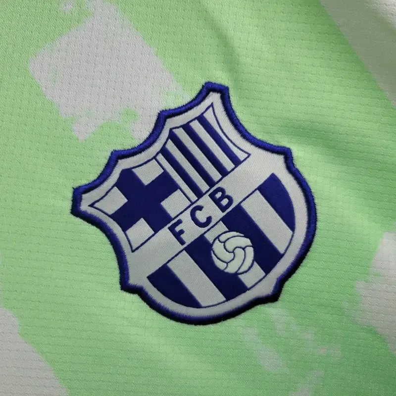 Camisa Barcelona Third Away 24/25 - Torcedor Masculina Verde - Netmantos