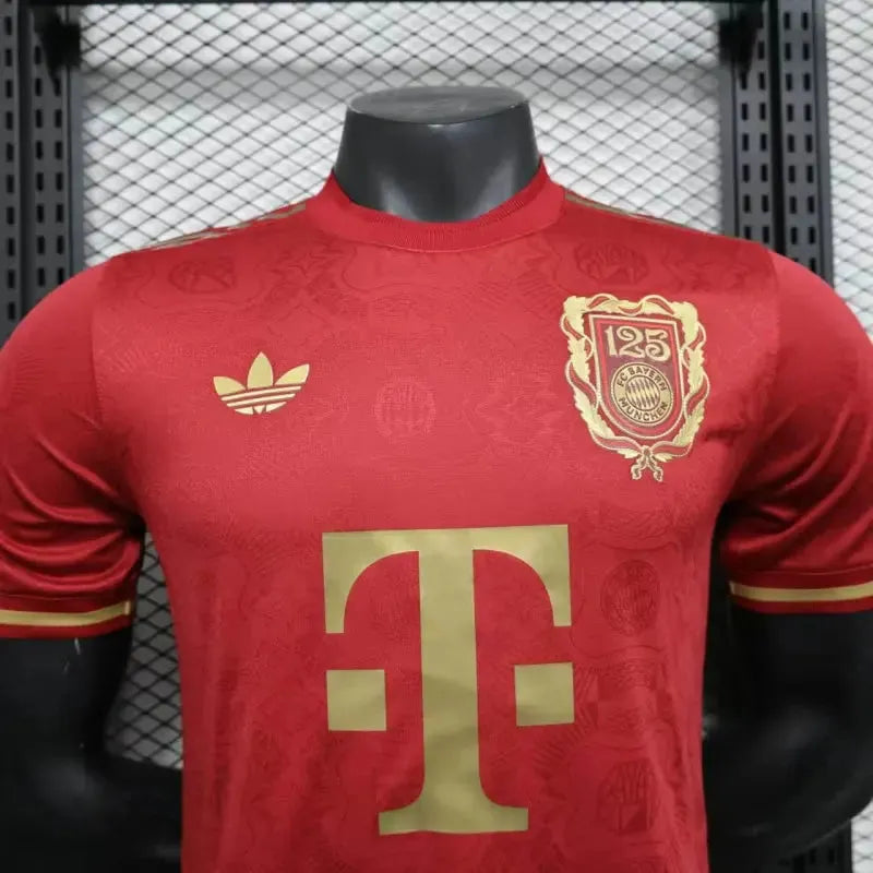 Camisa Bayern Munchen 125 Anos 25/26 - Jogador Masculina Vermelha - Netmantos
