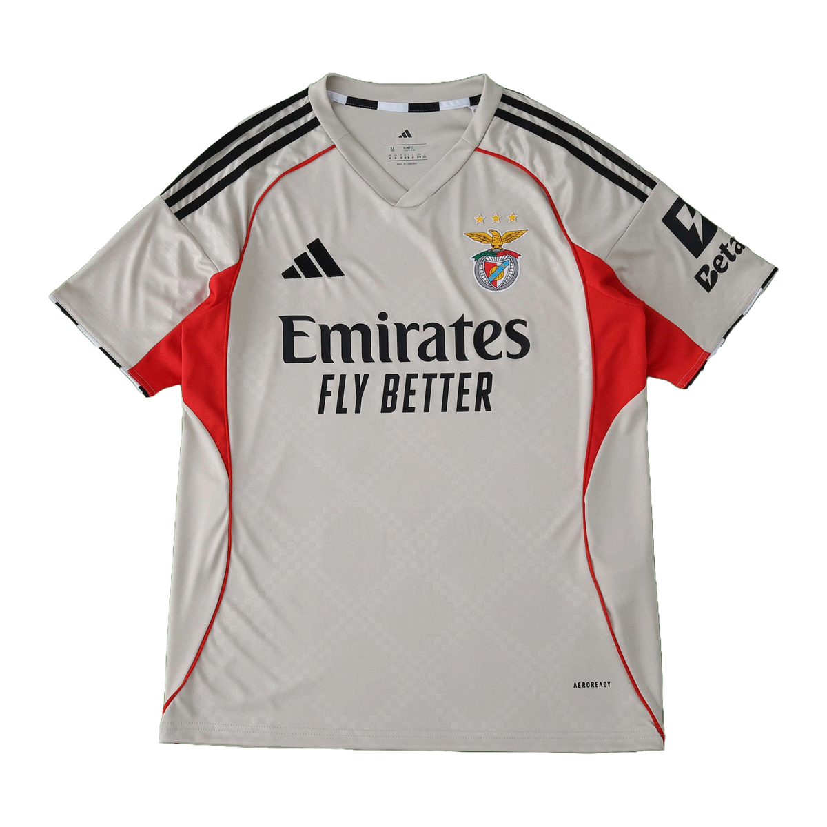Camisa Benfica Away 25/26 - Torcedor Masculina Branca