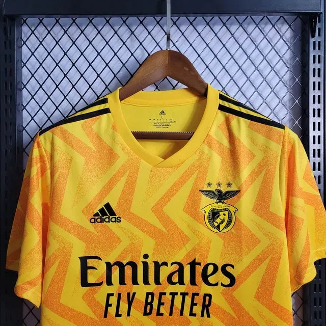 Camisa Benfica Away 22/23 - Torcedor Masculina Amarela - Netmantos