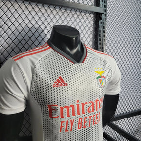 Camisa Benfica Home 22/23 - Jogador Masculina Branca - Netmantos