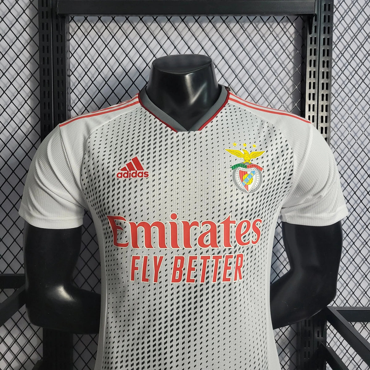Camisa Benfica Home 22/23 - Jogador Masculina Branca - Netmantos