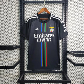 Camisa Benfica II 23/24 - Torcedor Masculina Preta - Netmantos