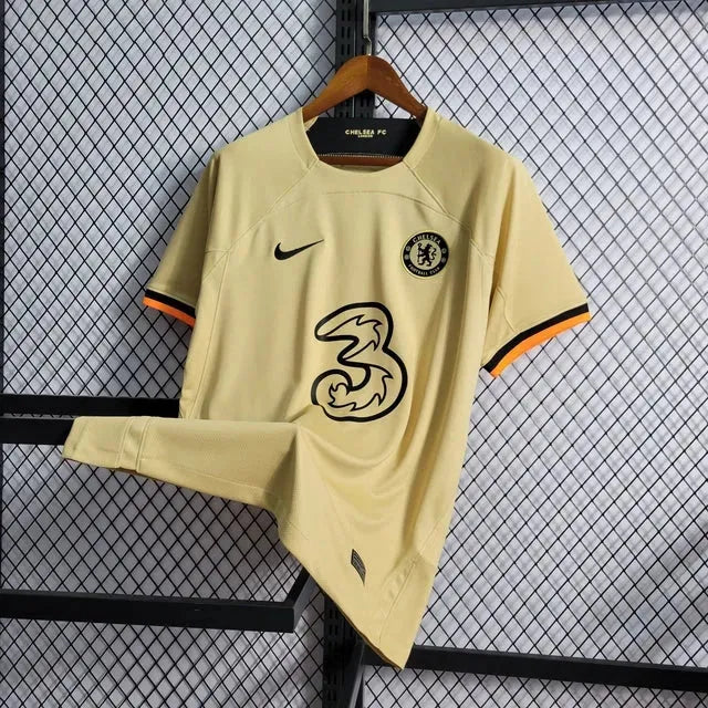 Camisa Chelsea Third 22/23 - Torcedor Masculina Bege - Netmantos