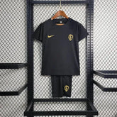 Camisa Timão Treino 23/24 - Torcedor Infantil Preta - Netmantos