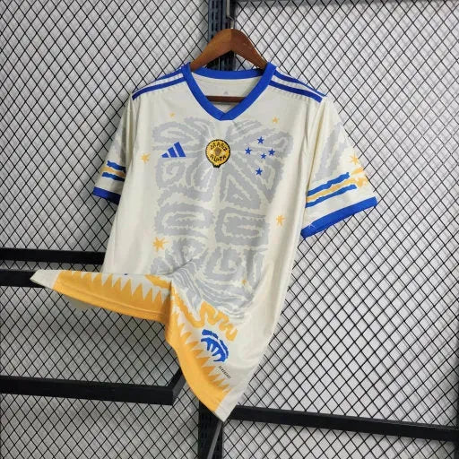 Camisa Cruzeiro Edição Especial 23/24 - Torcedor Masculina Branca - Netmantos