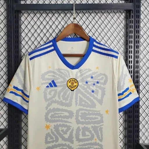 Camisa Cruzeiro Edição Especial 23/24 - Torcedor Masculina Branca - Netmantos