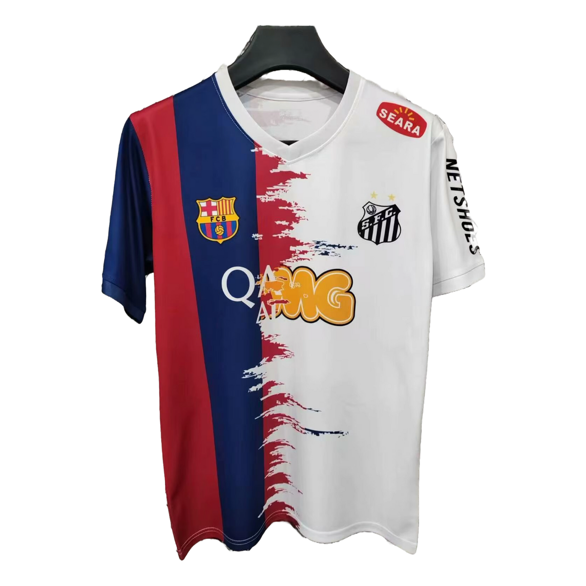 Camisa Edição Especial Neymar - Barcelona + Santos - Torcedor Masculina