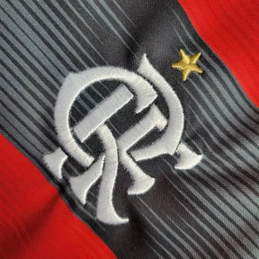 Camisa Flamengo Home 23/24 - Torcedor Infantil Vermelha e Preta - Netmantos