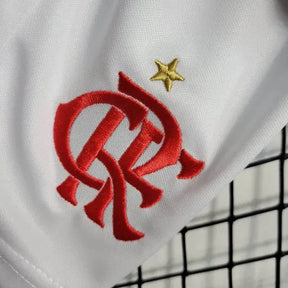 Camisa Flamengo Home 23/24 - Torcedor Infantil Vermelha e Preta - Netmantos