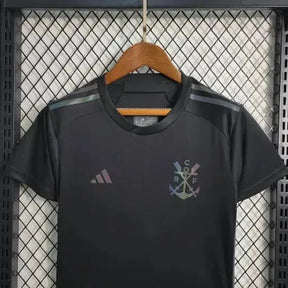 Camisa Flamengo Third Away 23/24 - Torcedor Infantil  Refletiva Preta - Netmantos