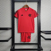 Camisa Flamengo Treino 23/24 - Torcedor Infantil Vermelha - Netmantos
