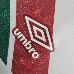 Camisa Fluminense Away 24/25 - Torcedor Masculina Branca + Patches Libertadores + Patrocínios - Netmantos